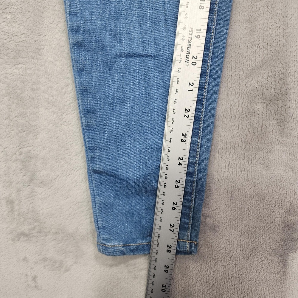 No Boundaries Jeans Womens 3 Juniors Blue Mid Rise Skinny Slim Stretch Denim - Picture 9 of 11